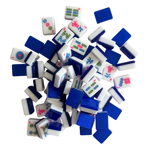 Royal Sparkle - Mahjong Tiles – American Mahjong Tile Set (166 Tiles) Royal Blue Sparkle