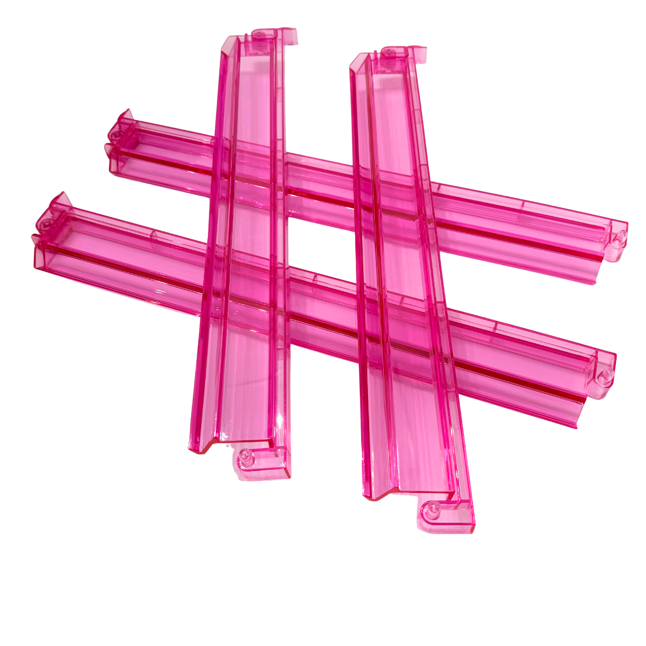 Pink Mahjong Rack and Pusher Set