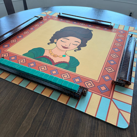 Amber Jade Mahjong Mat