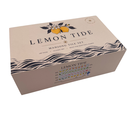 Mahjong Studios – Lemon Tide American Mahjong Tile Set (160 Tiles)