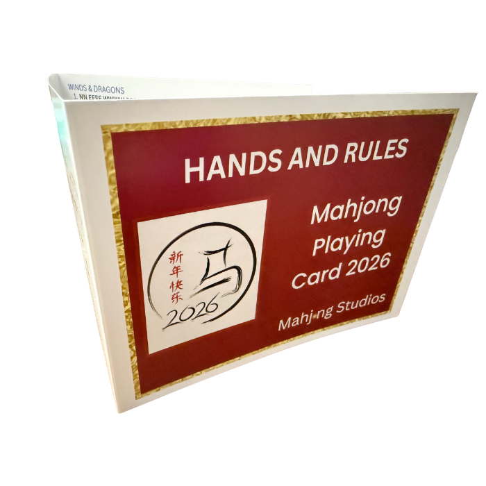 2026 Mahjong Studios - Playing Cards 1-4 Pack Large Print
