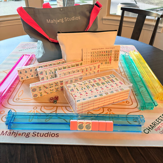 Mahjong Studios – Rose Dragon American Mahjong Bundle Tile Set (166 Tiles)