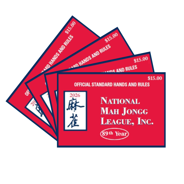 Mahjong Cards 2026, 1-4 Pack National Mah Jongg Card Large Print
