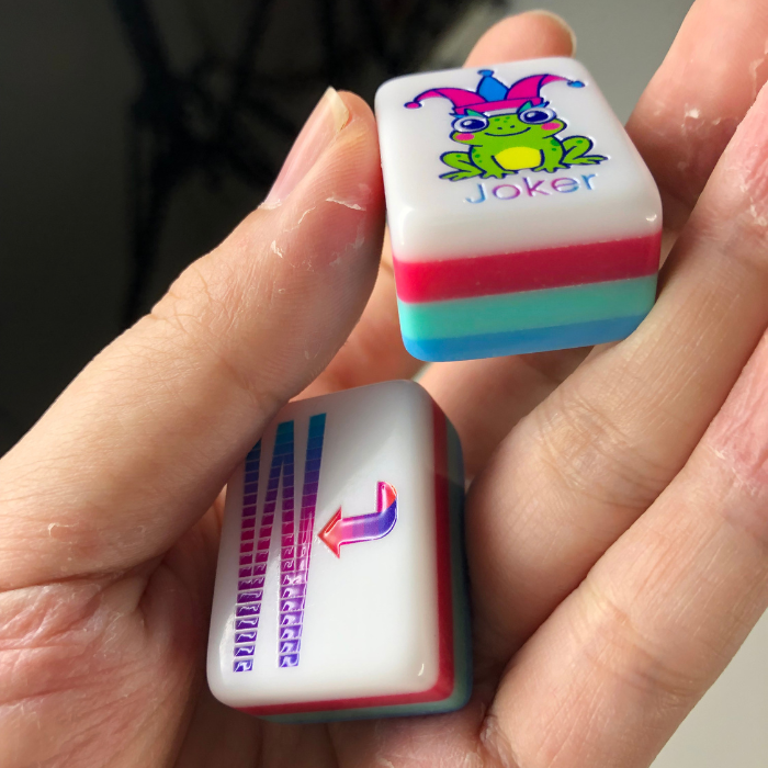 Teal - Lunaflor Mahjong Tiles - 160 American Mahjong Tiles