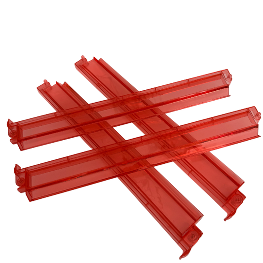 Red Mahjong Rack and Pusher Set