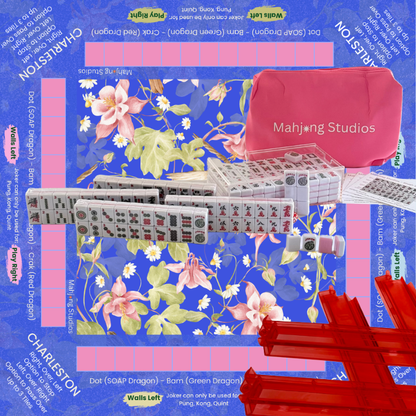 Mahjong Studios – Blush & Bamboo American Mahjong Bundle (166 Tiles)