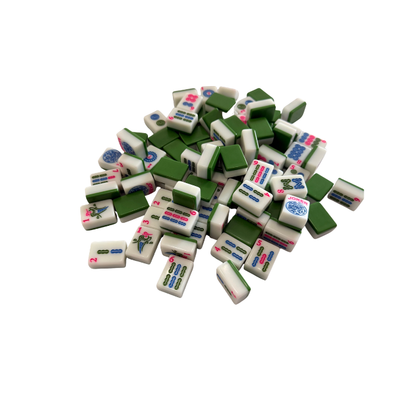 Mahjong Studios – American Mahjong Tile Set Green Tiles - Forest Silk - Preorder