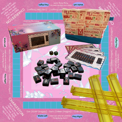 Neon Shadow American Mahjong Tile Set Bundle