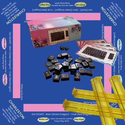 Neon Shadow American Mahjong Tile Set Bundle