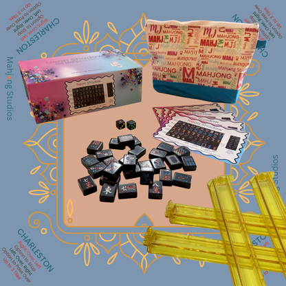 Neon Shadow American Mahjong Tile Set Bundle