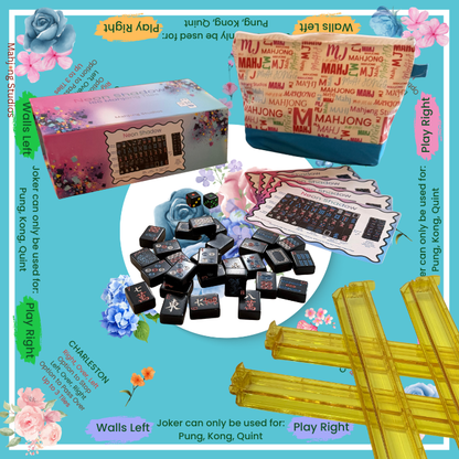 Neon Shadow American Mahjong Tile Set Bundle