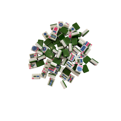 Mahjong Studios – American Mahjong Tile Set Green Tiles - Forest Silk - Preorder