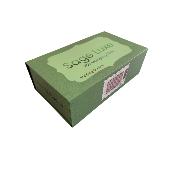 Mahjong Studios – American Mahjong Tile Set Green Tiles - Sage Luxe (Presale)
