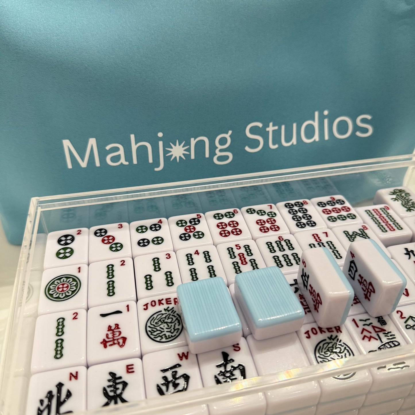 Mahjong Studios – Bamboo Sky American Mahjong Tile Set (166 Tiles)