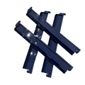 Mahjong Studios - Rack and Pusher Set of 4