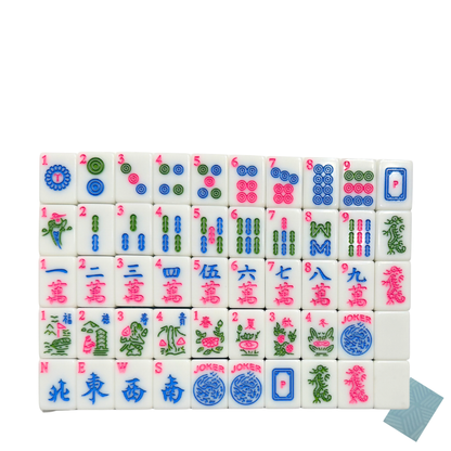 Mahjong Tiles - Blue Edition – American Mahjong Tile Set (166 Tiles) 2-Color Blue