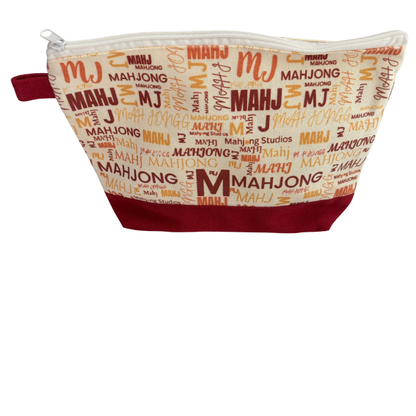 Mahjong Studios Tile Storage Bag Wine-Colored (unlined)