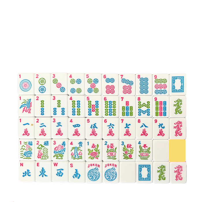 Mahjong Studios – American Mahjong Tile Set Butter Bloom