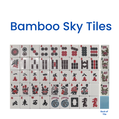 Mahjong Studios – Bamboo Sky American Mahjong Tile Set (166 Tiles)