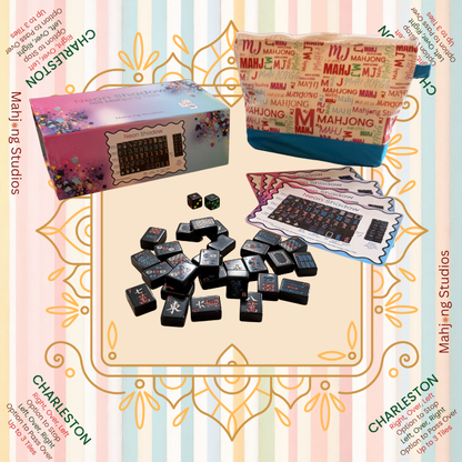Neon Shadow American Mahjong Tile Set Bundle