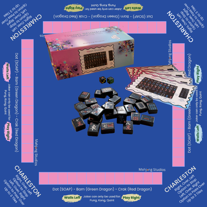 Neon Shadow American Mahjong Tile Set Bundle