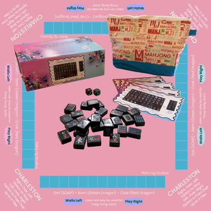 Neon Shadow American Mahjong Tile Set Bundle