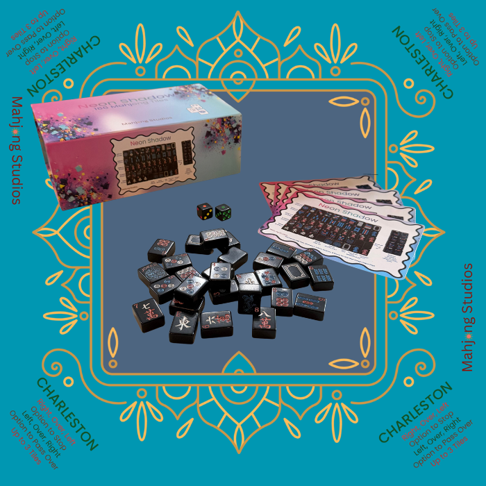 Neon Shadow American Mahjong Tile Set Bundle