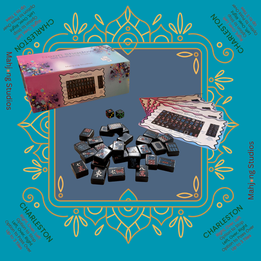 Neon Shadow American Mahjong Tile Set Bundle