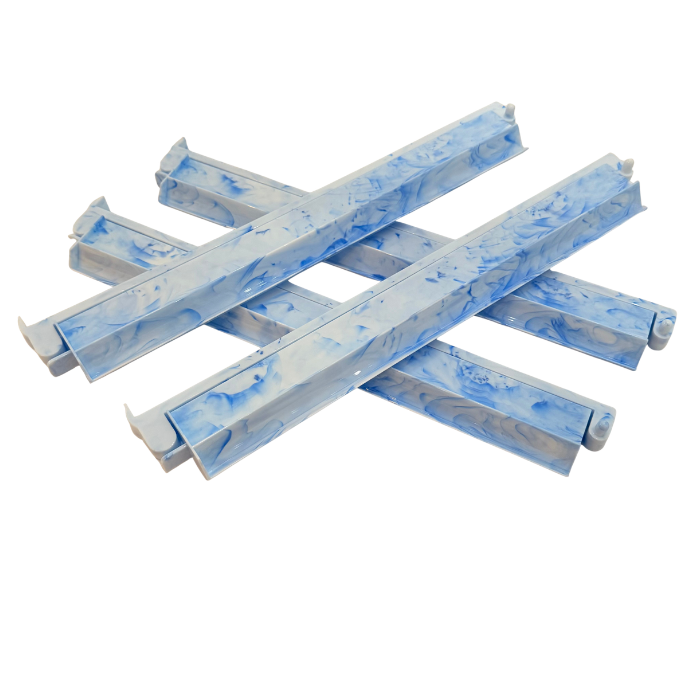 Blue Marble American Mahjong racks and pushers by Mahjong Studios – set of 4