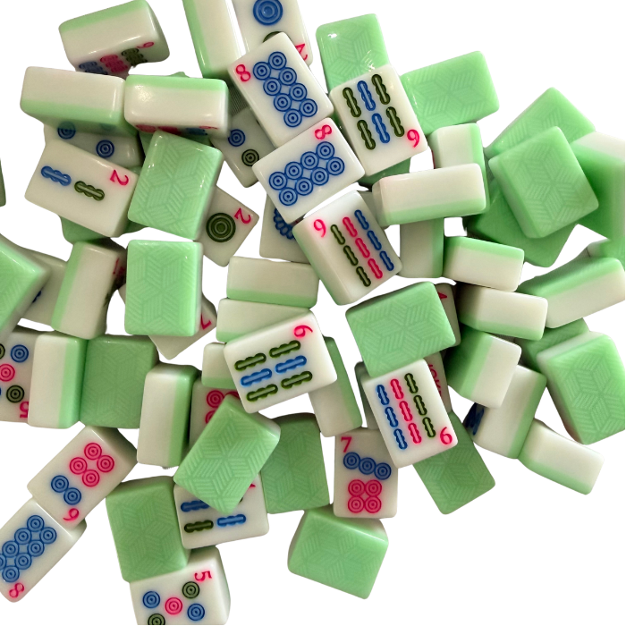 Mahjong Studios – American Mahjong Tile Set Green Tiles - Sage Luxe (Presale)