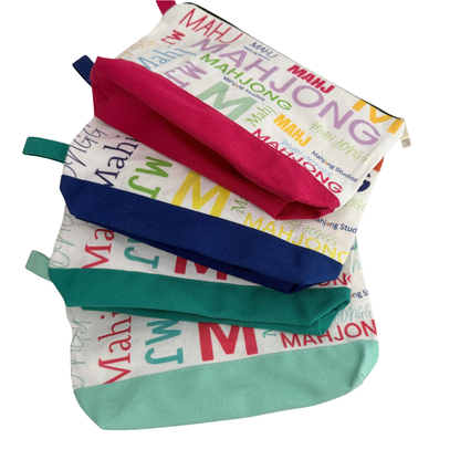 Mahjong Studios Tile Storage Bag Wine-Colored (unlined)