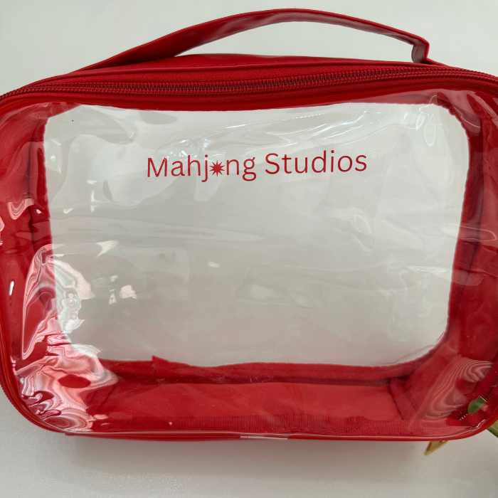Mahjong Studios Tile Storage Bag Red Storage Bag