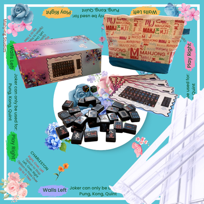 Neon Shadow American Mahjong Tile Set Bundle