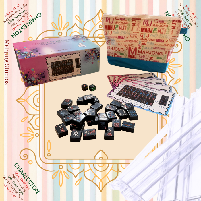 Neon Shadow American Mahjong Tile Set Bundle