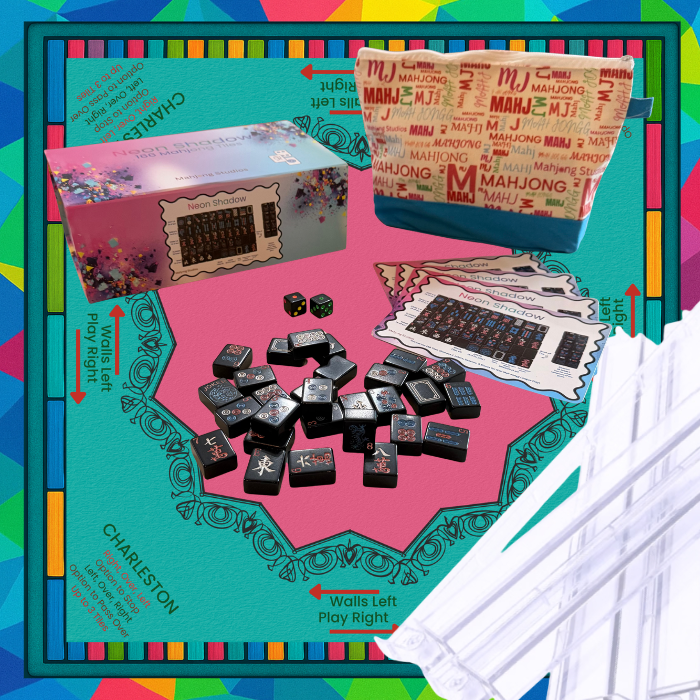 Neon Shadow American Mahjong Tile Set Bundle