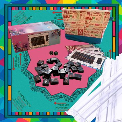 Neon Shadow American Mahjong Tile Set Bundle