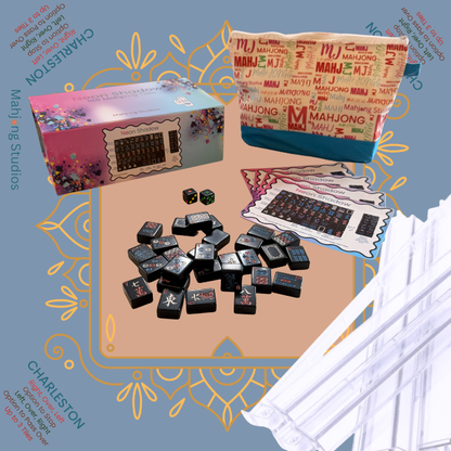 Neon Shadow American Mahjong Tile Set Bundle
