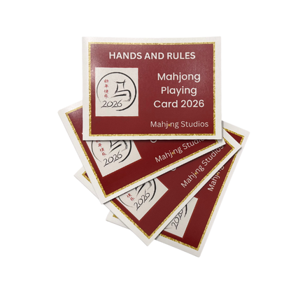 2026 Mahjong Studios - Playing Cards 1-4 Pack Large Print