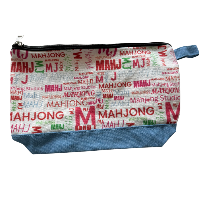 Mahjong Studios Tile Storage Bag Blue