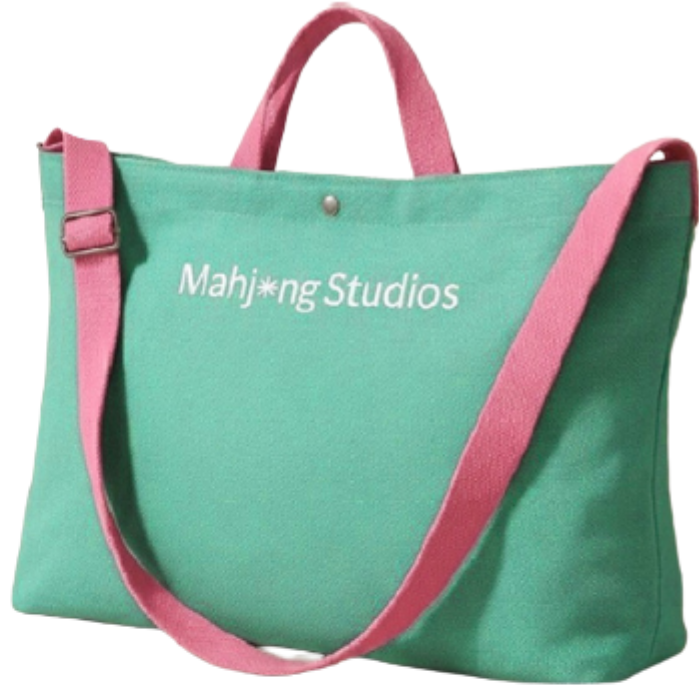 Mahjong Carry All Storage Bag – Canvas - Fits Your bundle