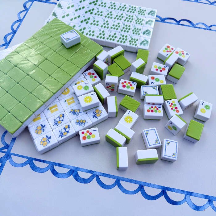 Mahjong Studios – American Mahjong Tiles - Lemon Lime Green Back - PREORDER