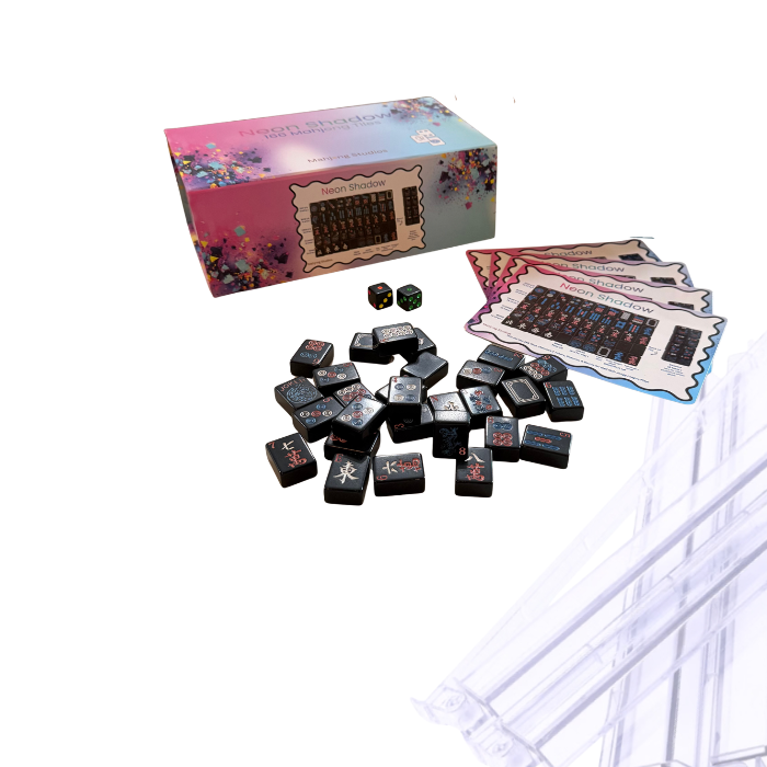 Neon Shadow American Mahjong Tile Set Bundle