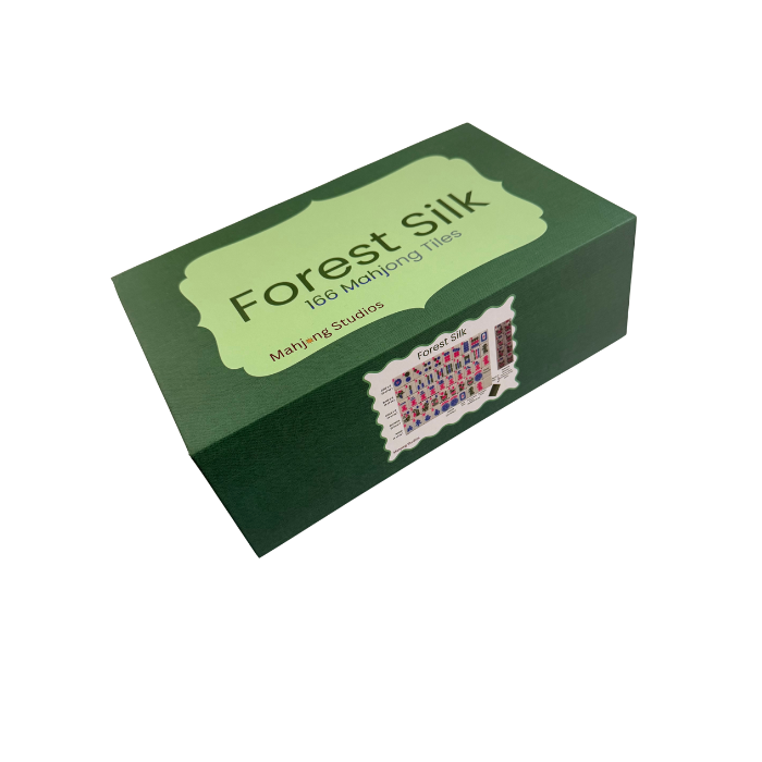 Mahjong Studios – American Mahjong Tile Set Green Tiles - Forest Silk - Preorder