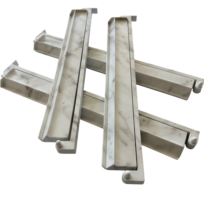 White Marble Mahjong Rack & Pusher Set – Mahjong Accessory