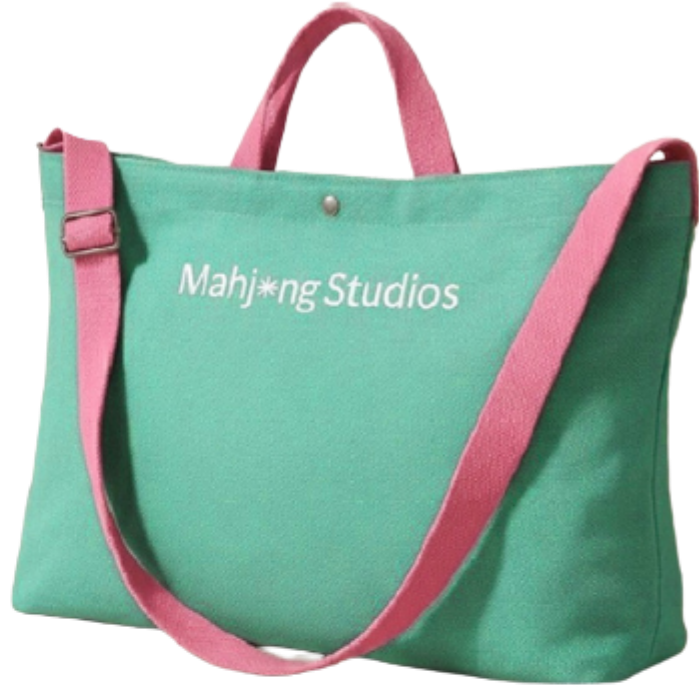 Mahjong Carry All Storage Bag – Canvas - Fits Your bundle