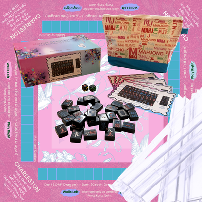 Neon Shadow American Mahjong Tile Set Bundle