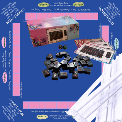 Neon Shadow American Mahjong Tile Set Bundle