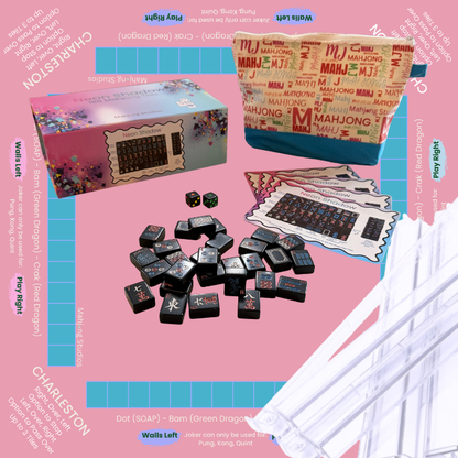 Neon Shadow American Mahjong Tile Set Bundle
