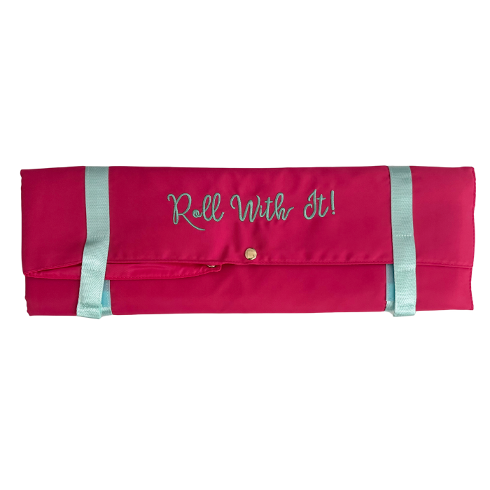 Roll With It - Rack Roller Bag - Mahjong Rack & Pusher Hot Pink & Mint