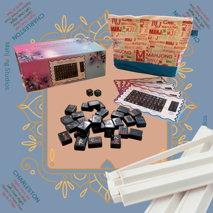 Neon Shadow American Mahjong Tile Set Bundle